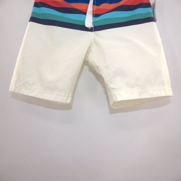 NWT Old Navy Kids Boys Blue Stripe Printed Lined Swim Trunks Size 5T - Picture 3 of 6